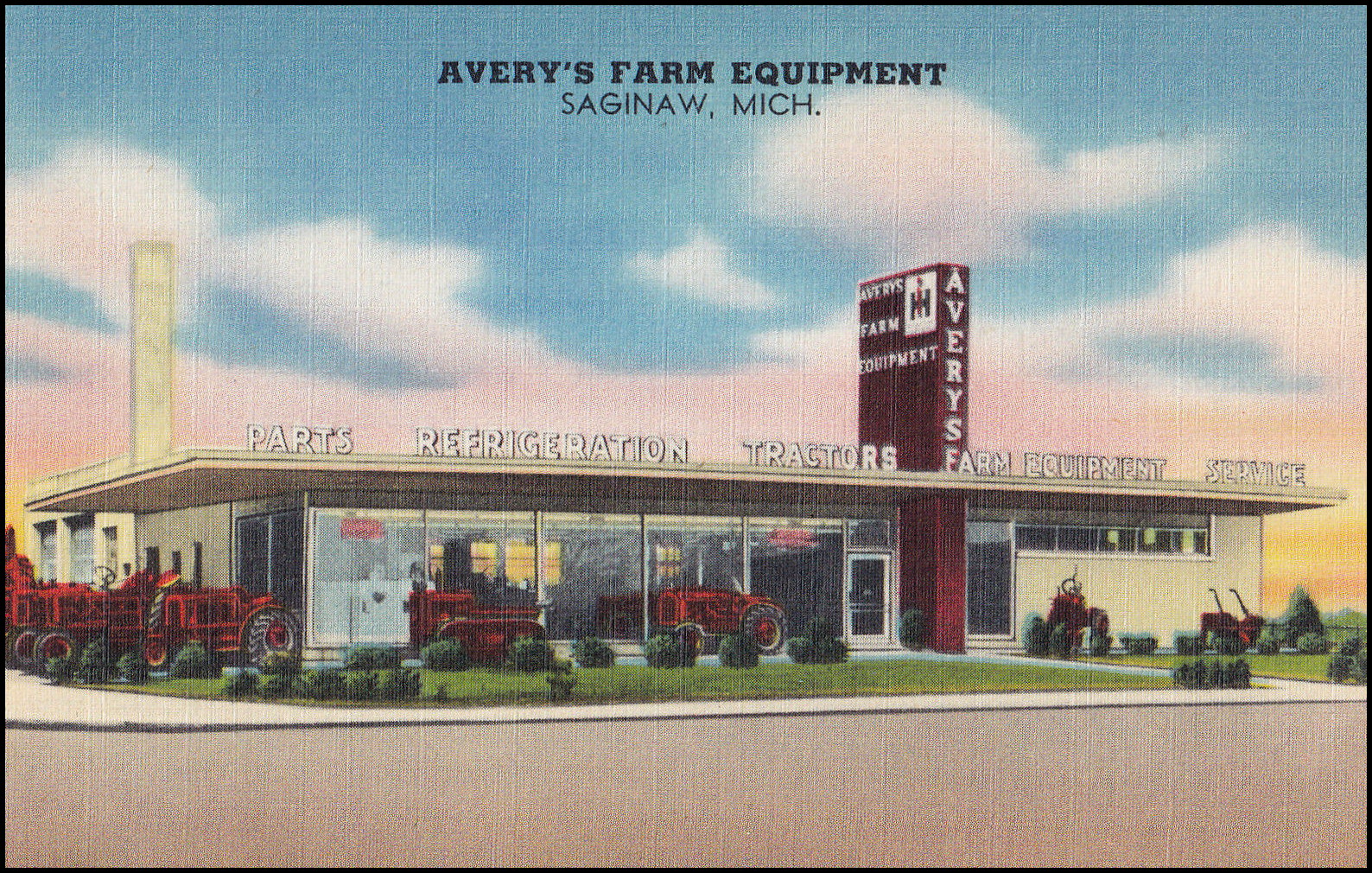 Avery's Farm Equipment ~ 302 Davenport
                            Avenue ~ Saginaw, Michigan