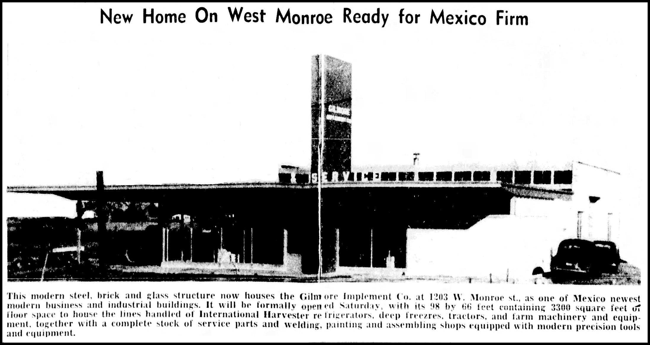 Gilmore
                          Implement Company, Inc. ~ 1205 West Monroe
                          Street ~ Mexico, Missouri